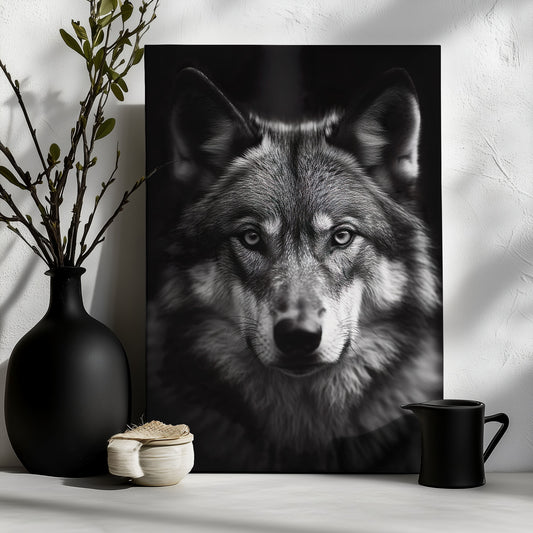 Wolf Black & White