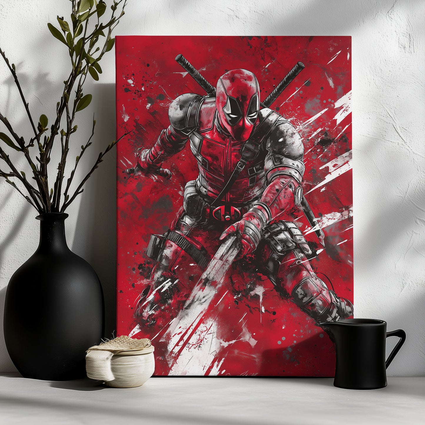 Marvel Deadpool Splash Art