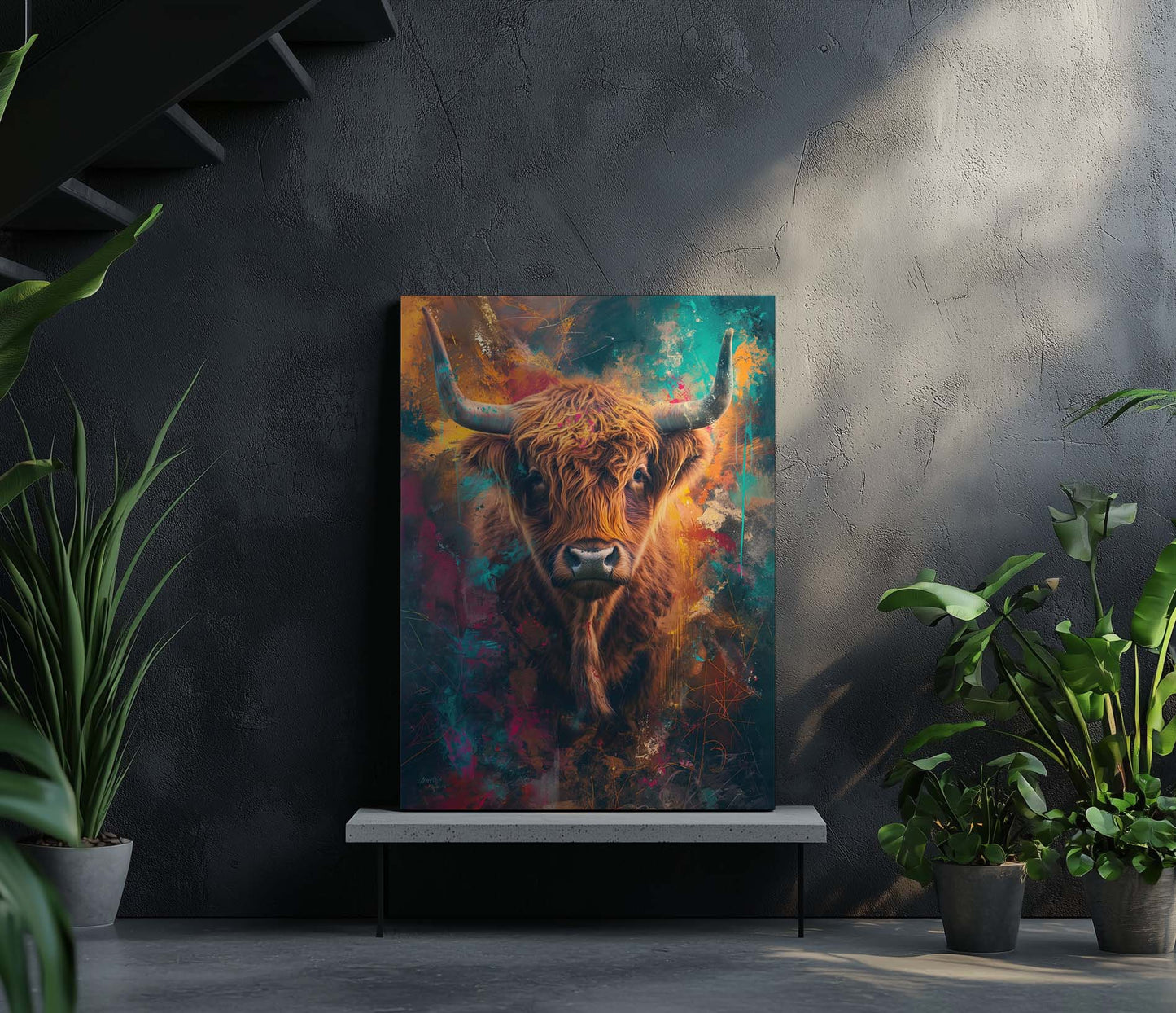 Colorful Highland Cattle