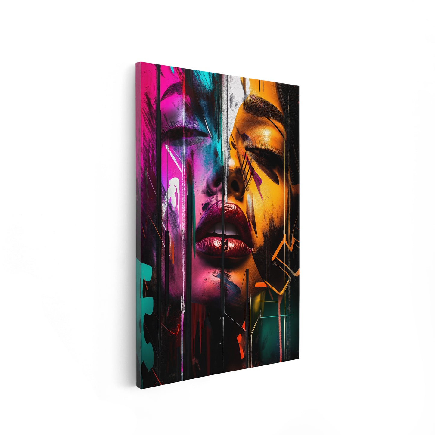 Modern Pop Art Woman's Face