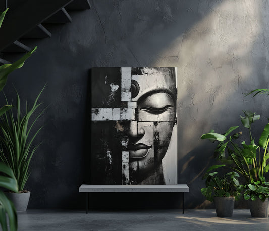 Black & White Buddha