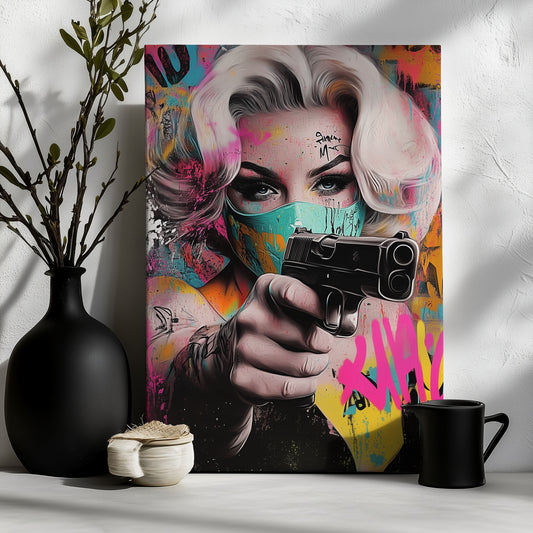 Marilyn Pop Art Gun