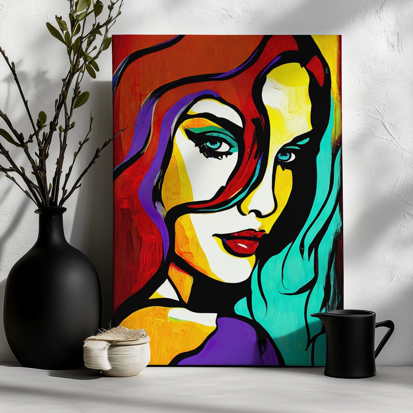 Modern Pop Art Woman