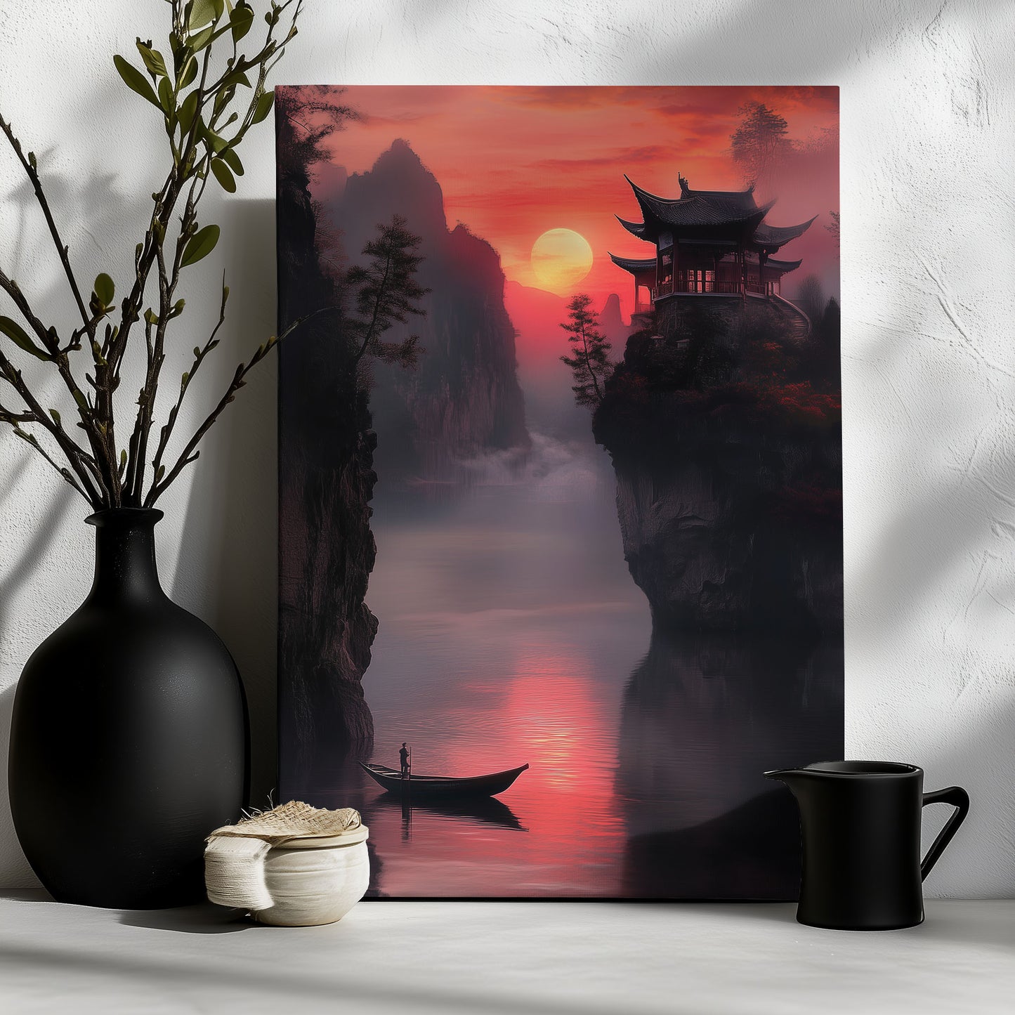 Japanese Temple on a Cliff