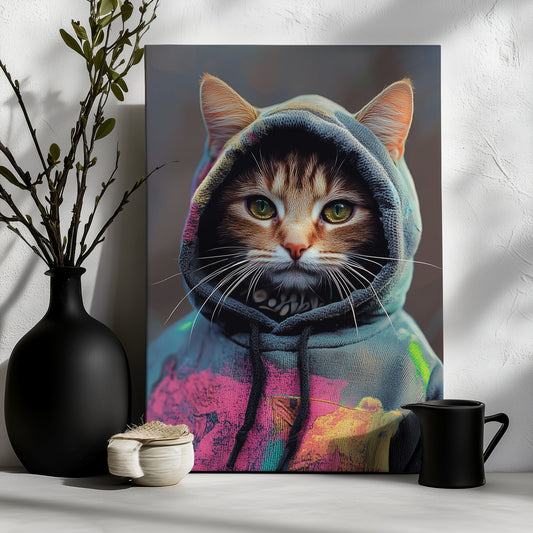 Cat With Hoodie