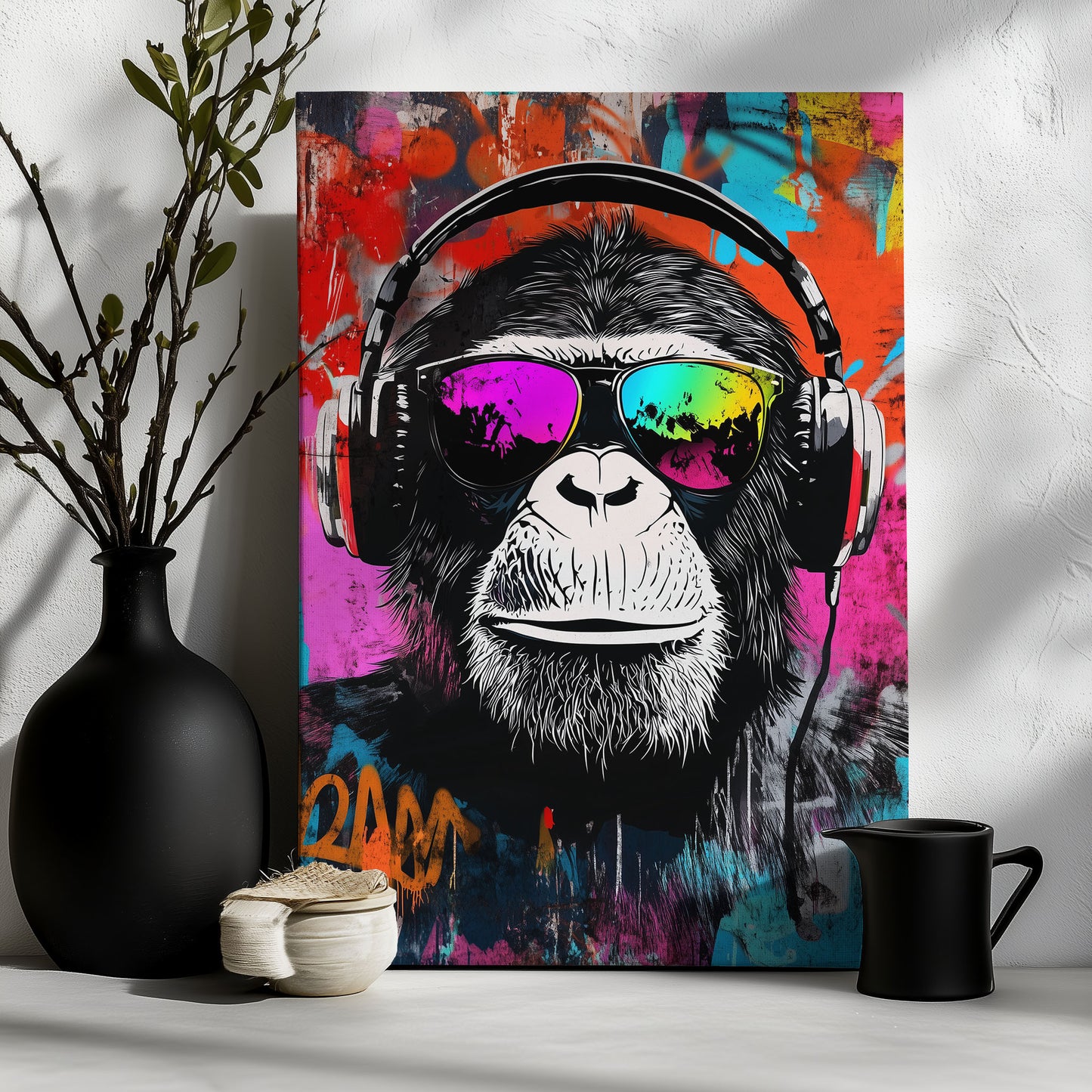 Music Pop Art Monkey