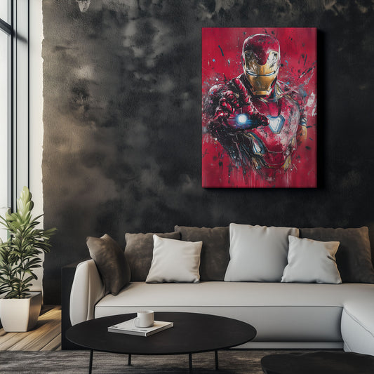 Marvel Iron Man Splash Art