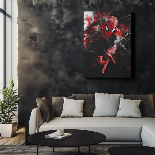 Marvel Spiderman Splash Art