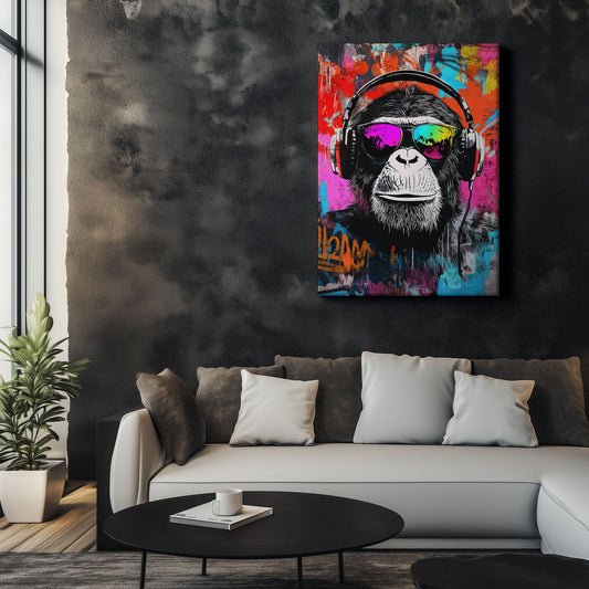 Music Pop Art Monkey