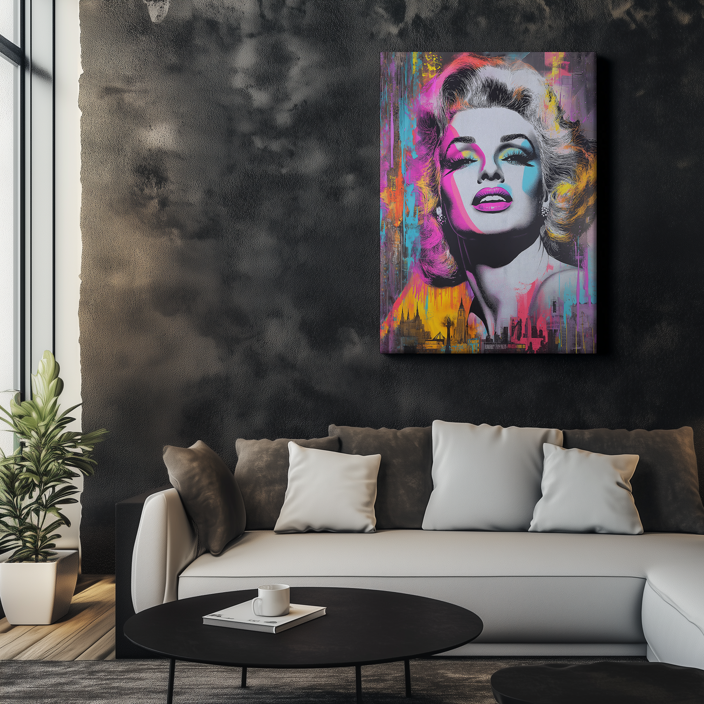 Marilyn Monroe Airbrush Pop Art
