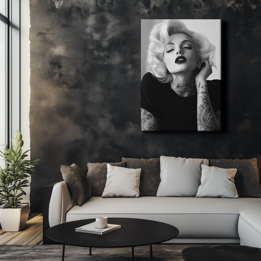 Marilyn Monroe With Tattoos