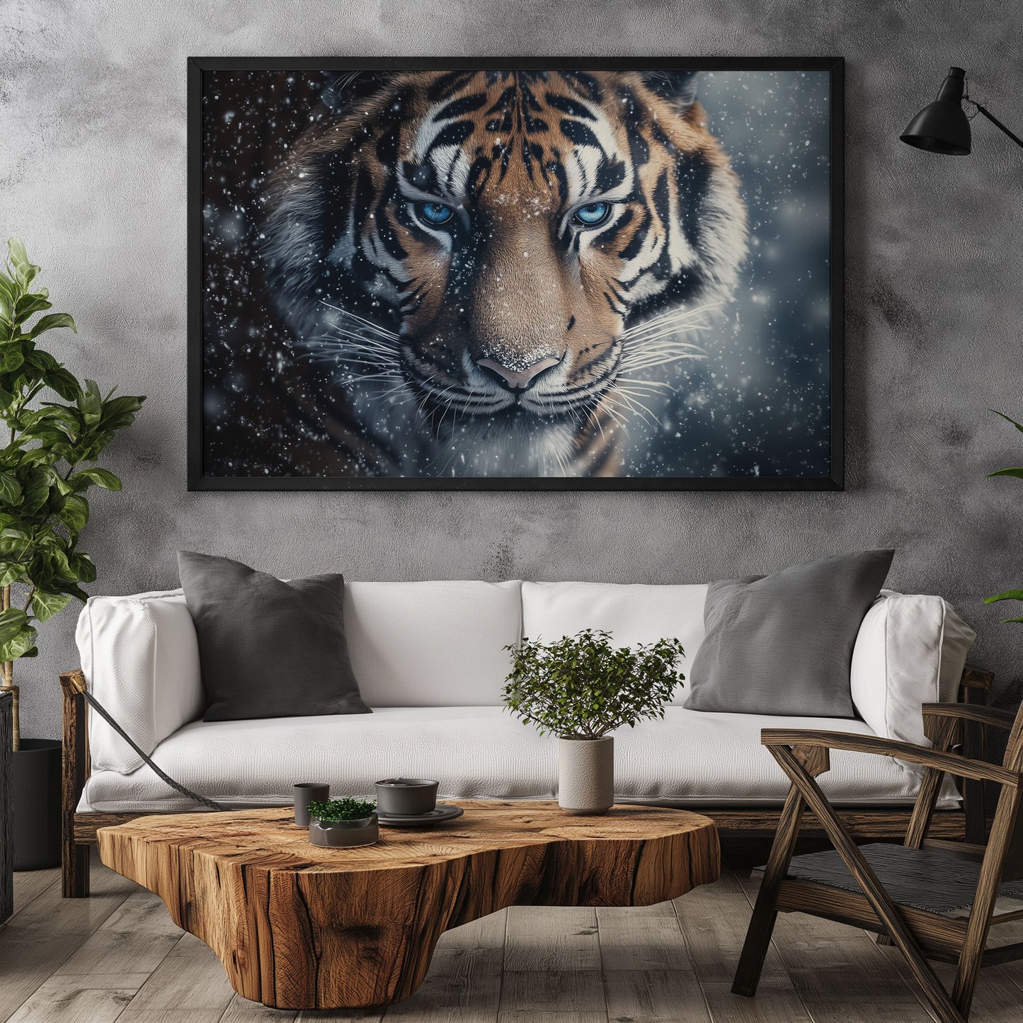 Majestic Tiger In The Snow