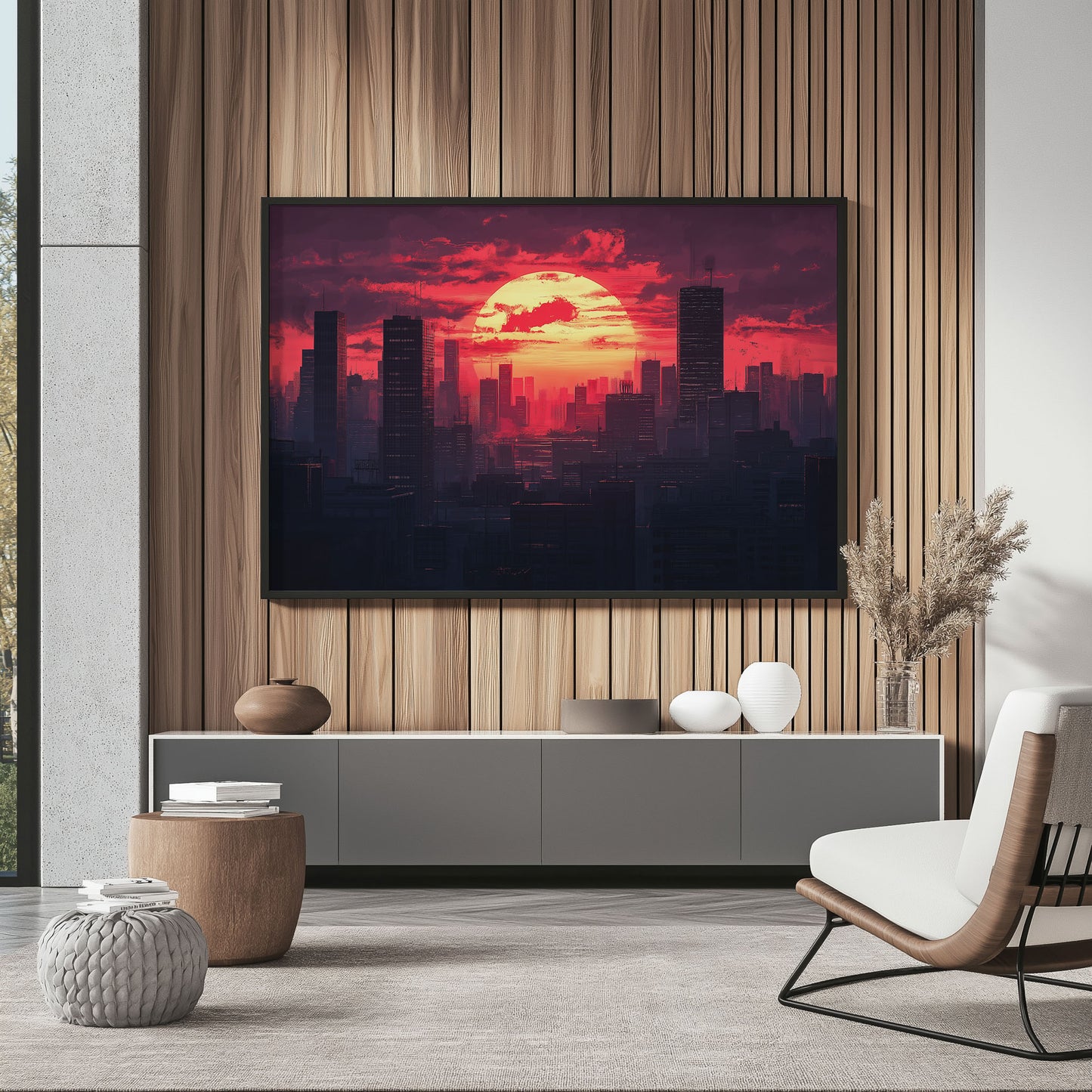 Urban City Sunset