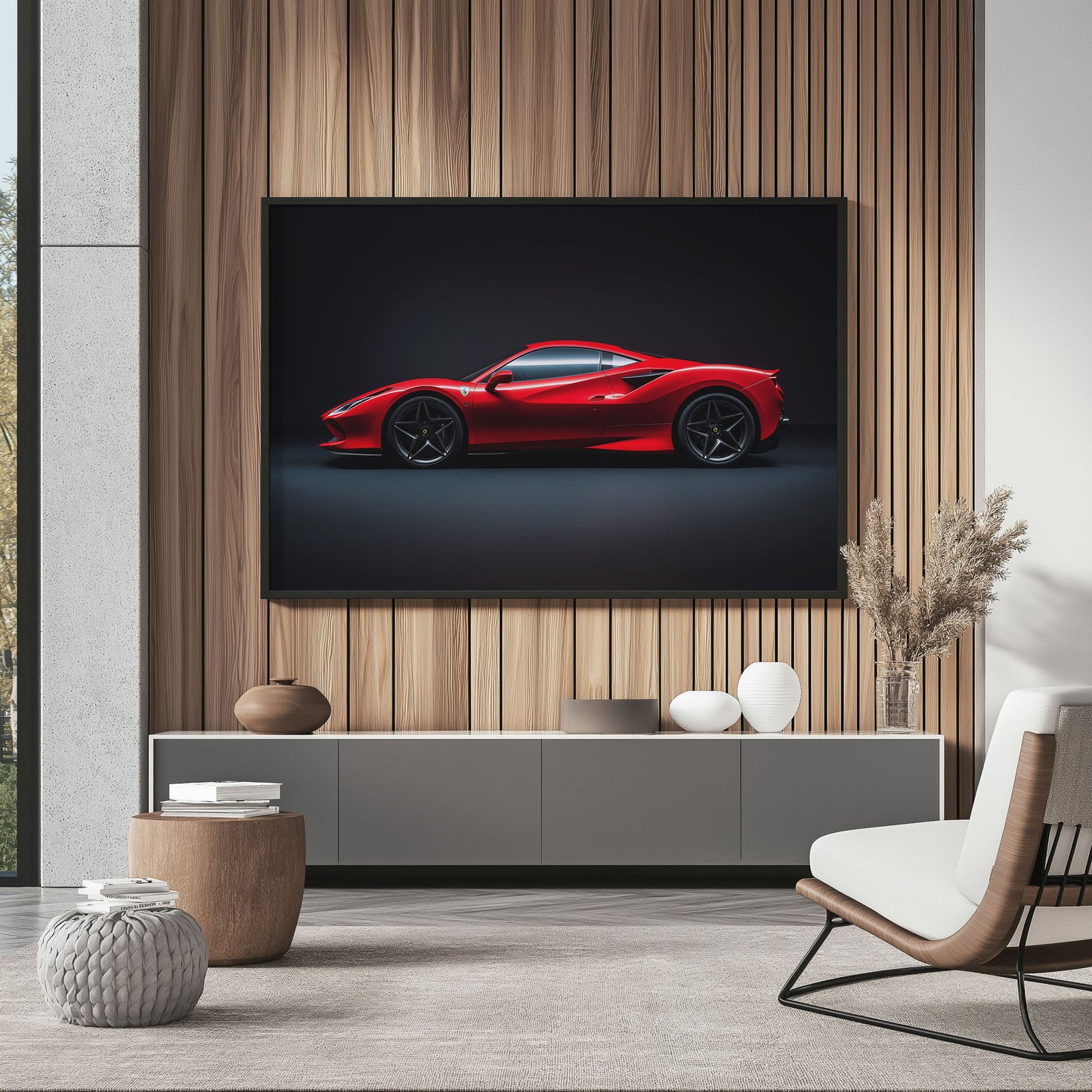 Ferrari F8 Sideview Red