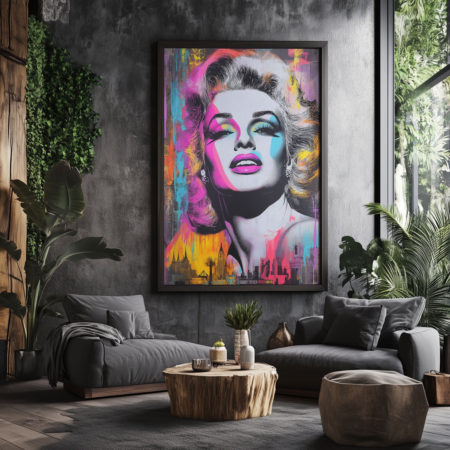 Marilyn Monroe Airbrush Pop Art