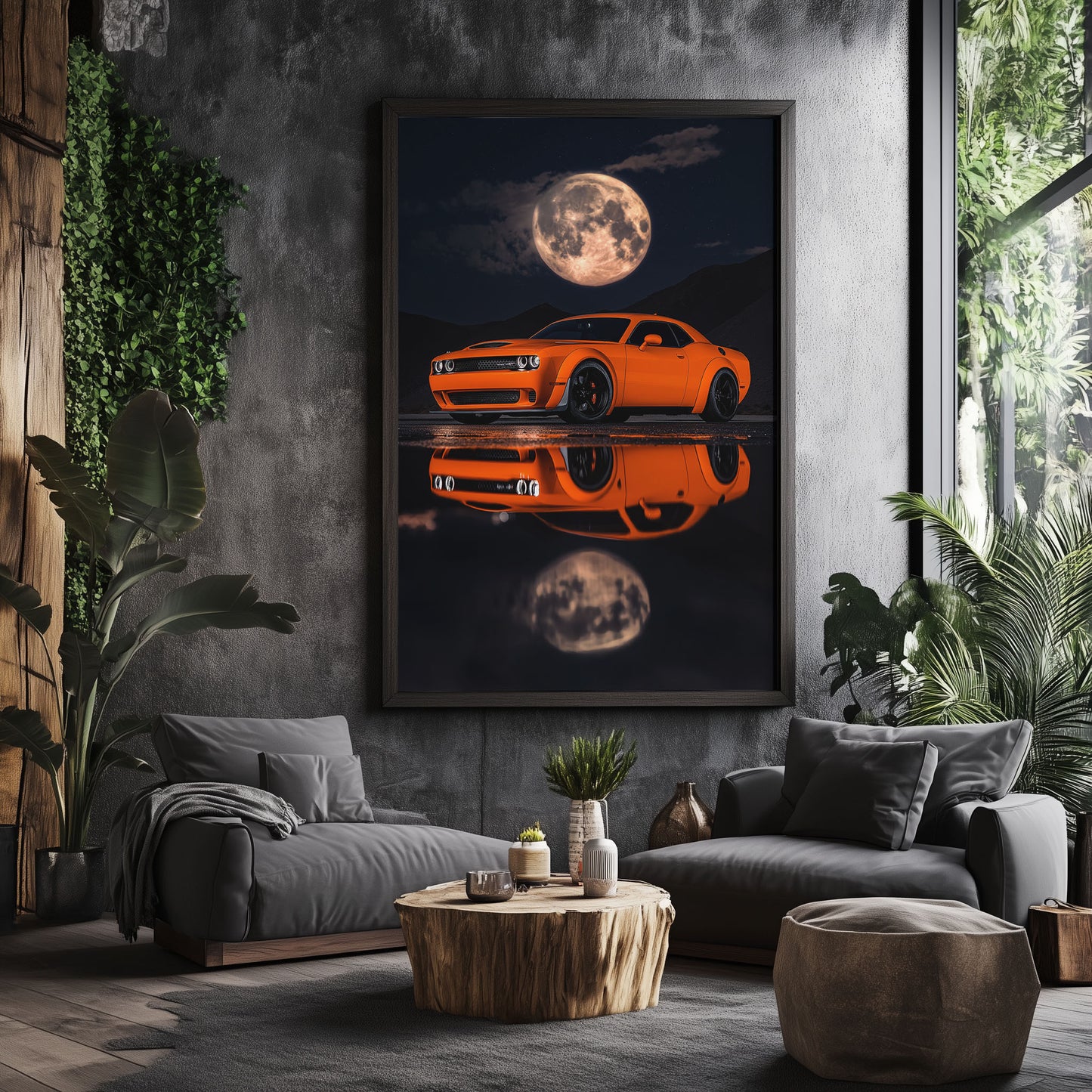 Dodge Challenger Full Moon