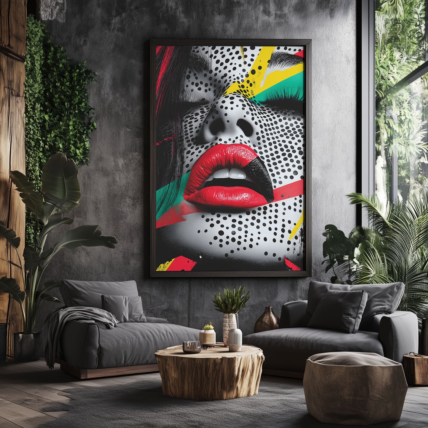 Pop Art Face