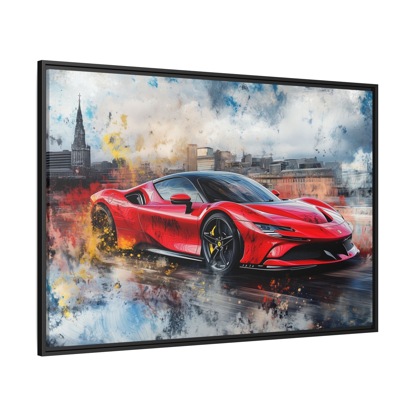 Ferrari SF90 Urban Cityscape
