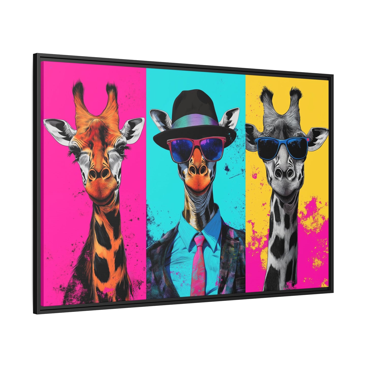 Colorful Giraffes Trio