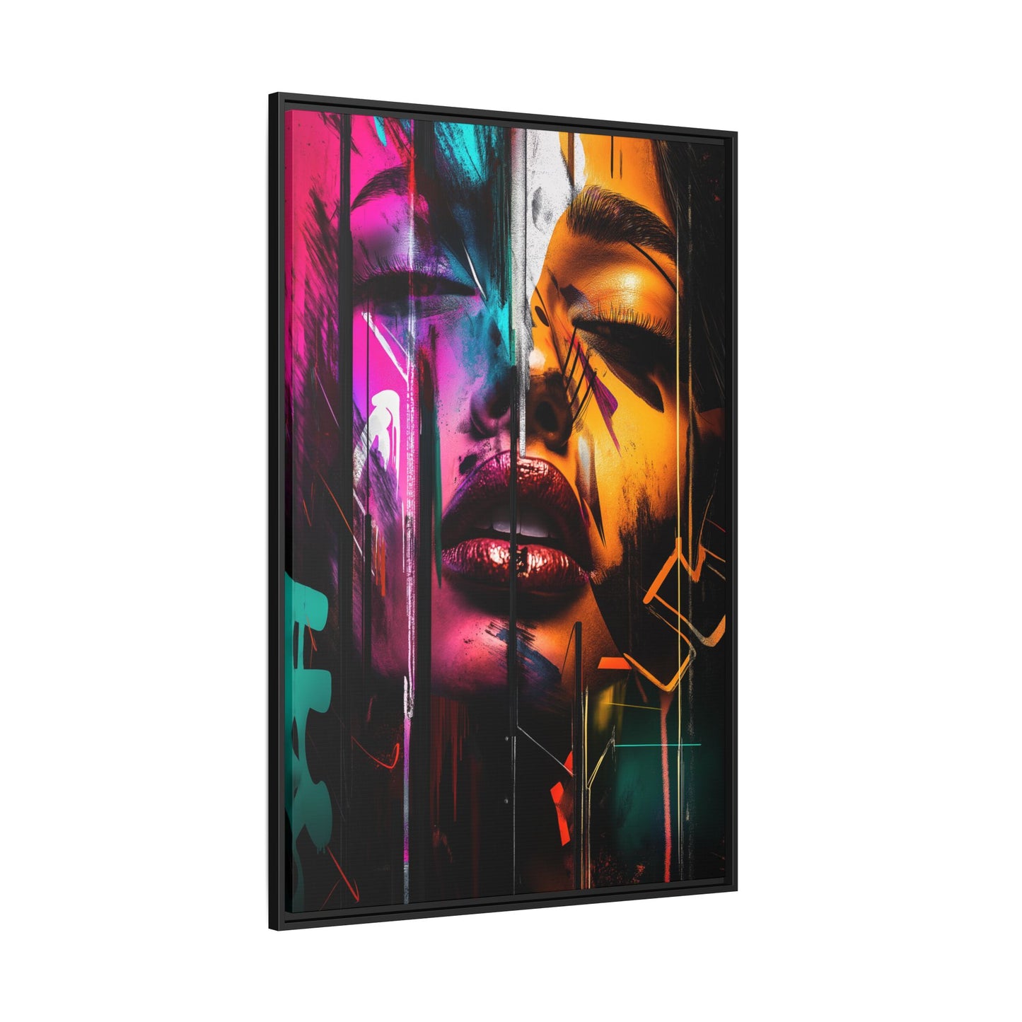 Modern Pop Art Woman's Face