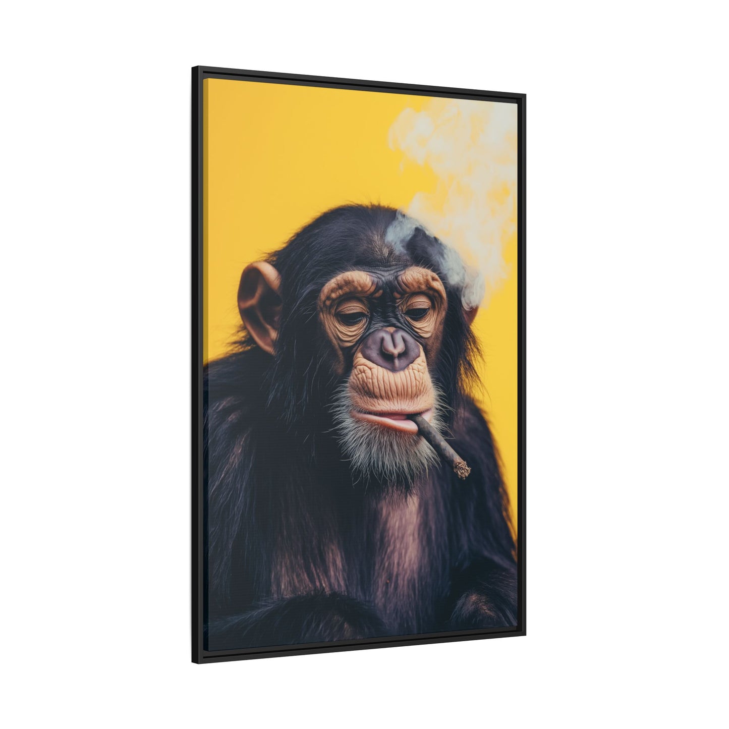 Monkey Smoking a Blunt