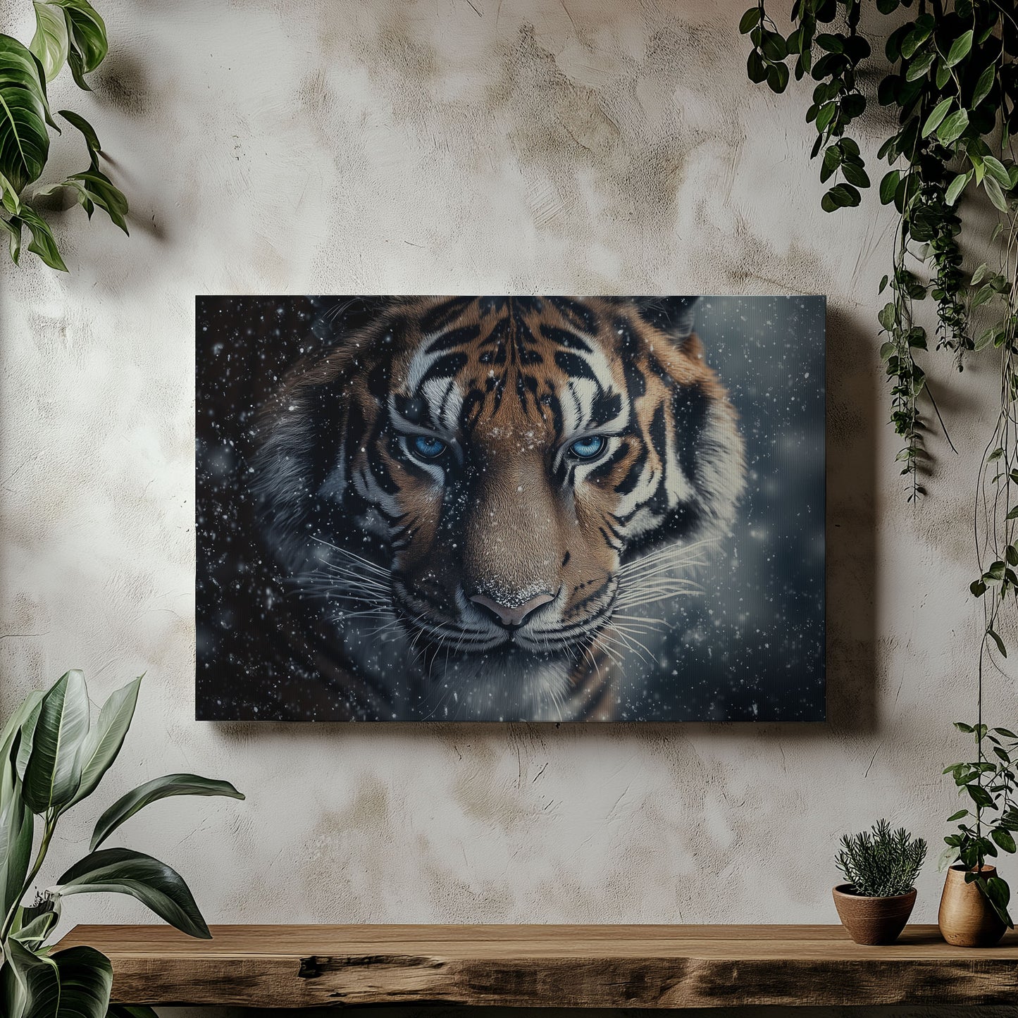 Majestic Tiger In The Snow