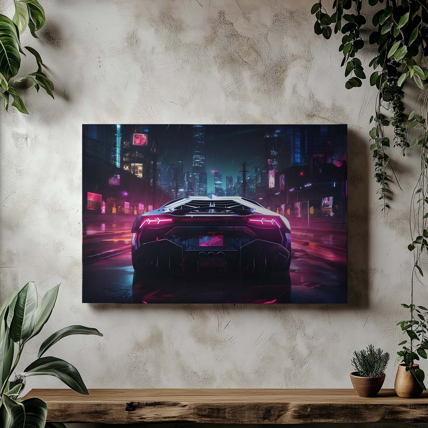 Lamborghini Huracan Cyberpunk Rear