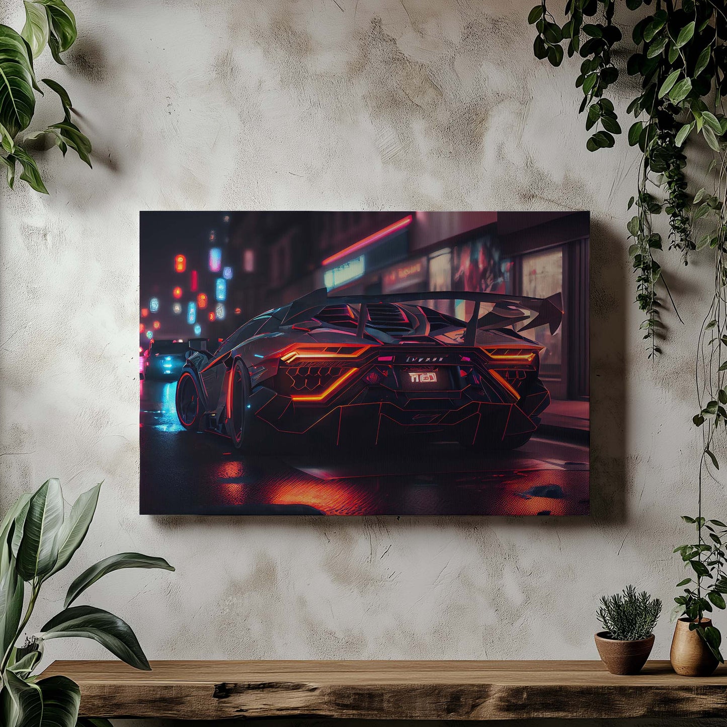 Lamborghini Aventador Cyberpunk Style
