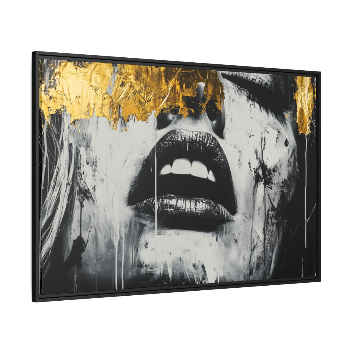 Gold Abstract Woman