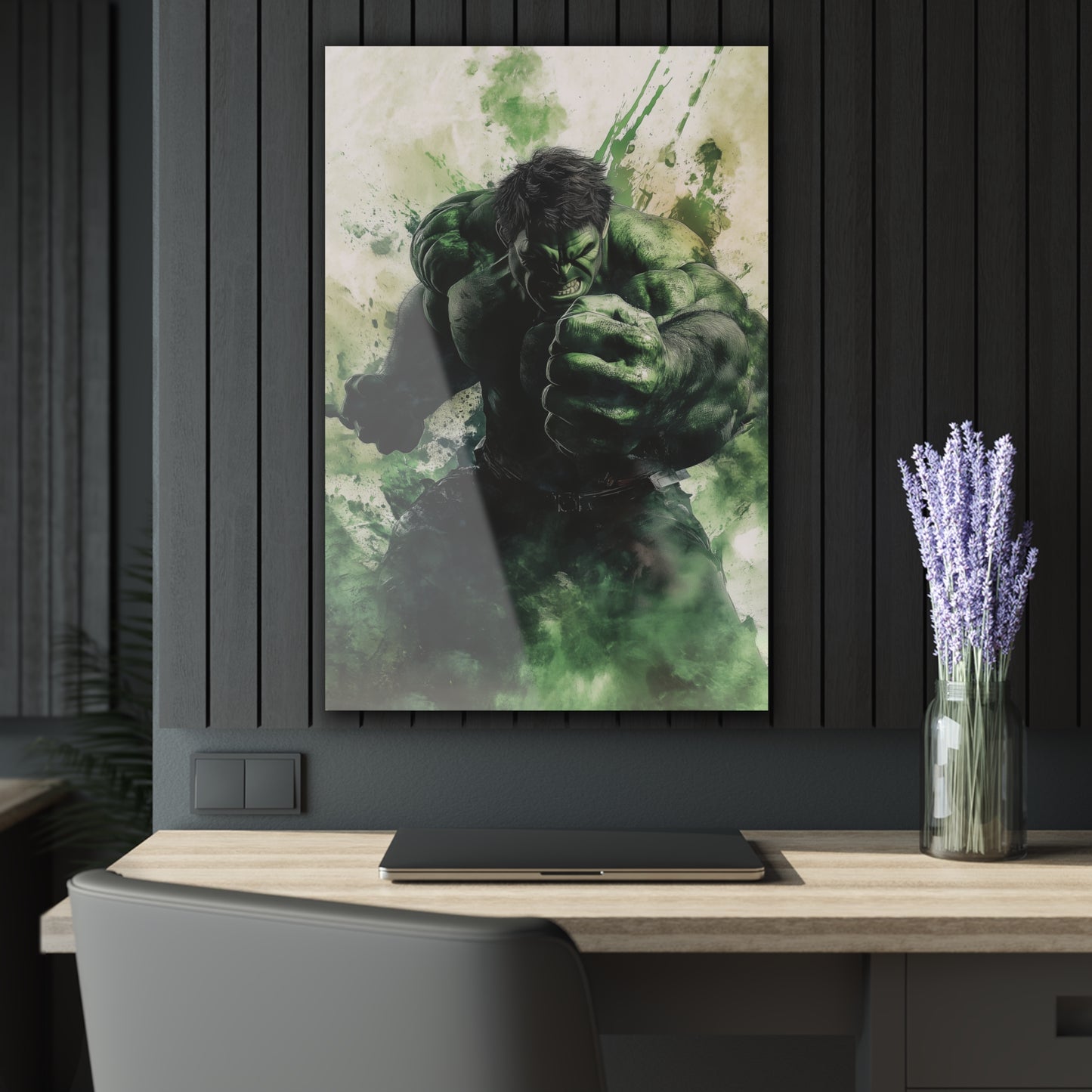 Marvel Hulk Splash Art