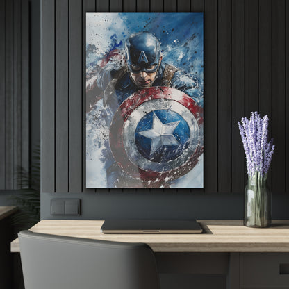 Marvel Captain America Splash Art