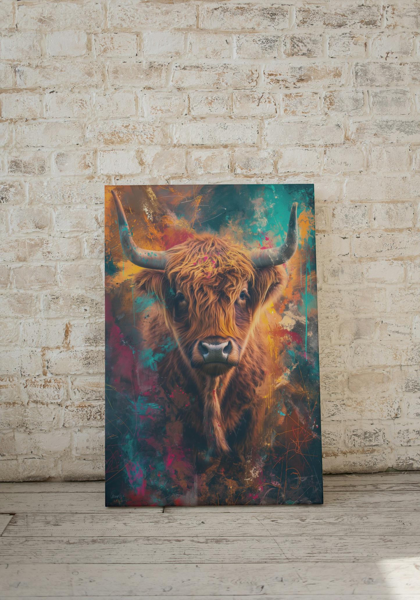 Colorful Highland Cattle