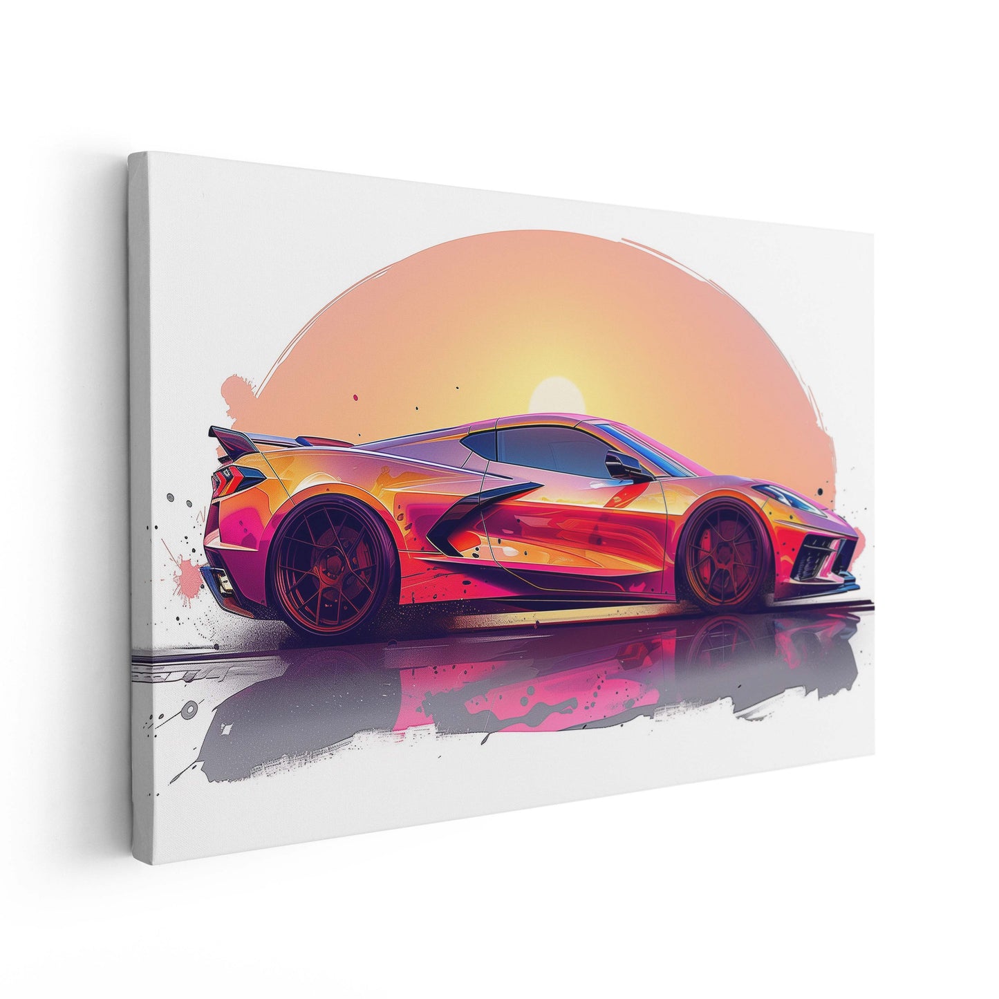 Corvette C8 Sunset