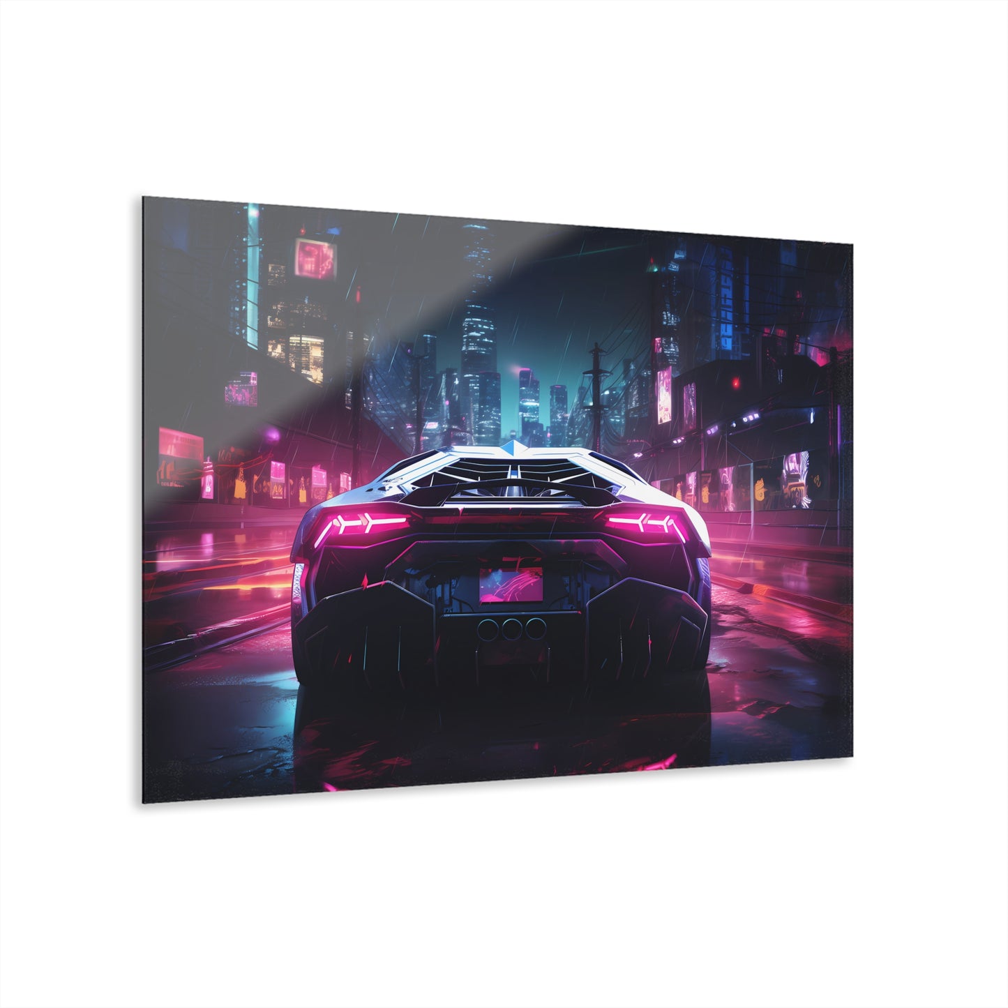 Lamborghini Huracan Cyberpunk Rear