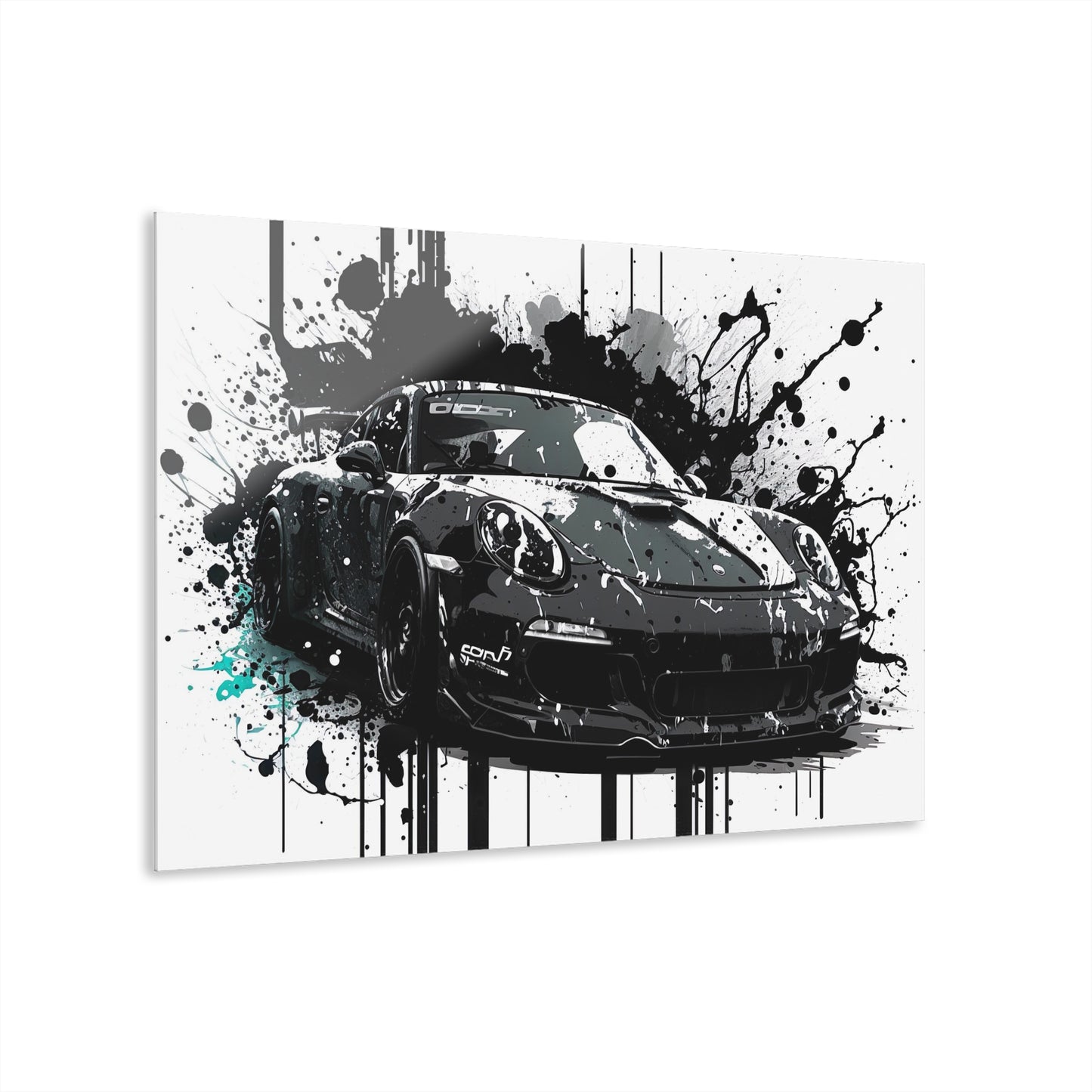 Porsche GT3 Black Splatters