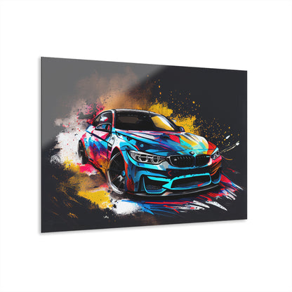 BMW M4 Colorful Sketch