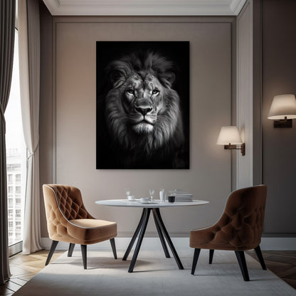 Lion Black & White