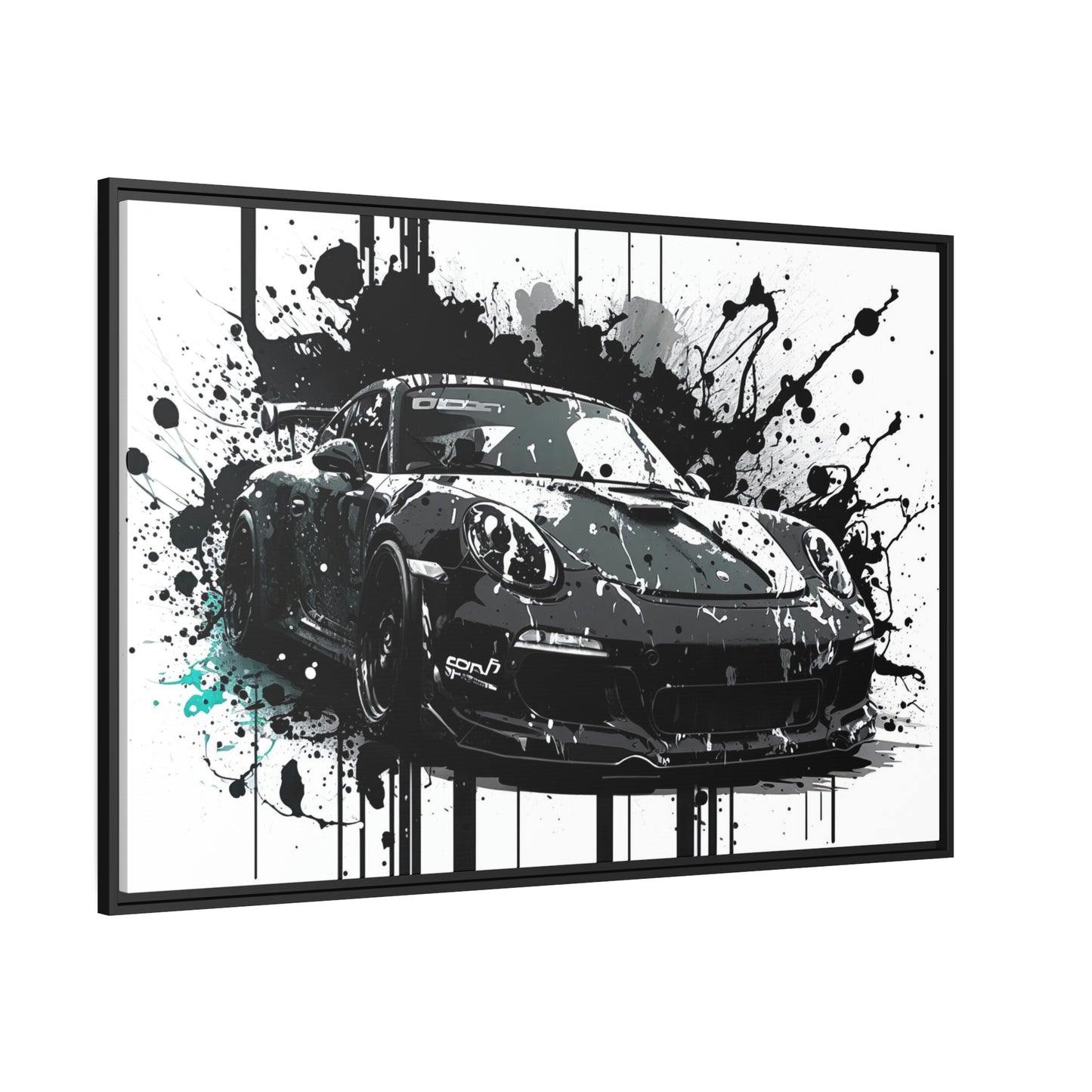 Porsche GT3 Black Splatters