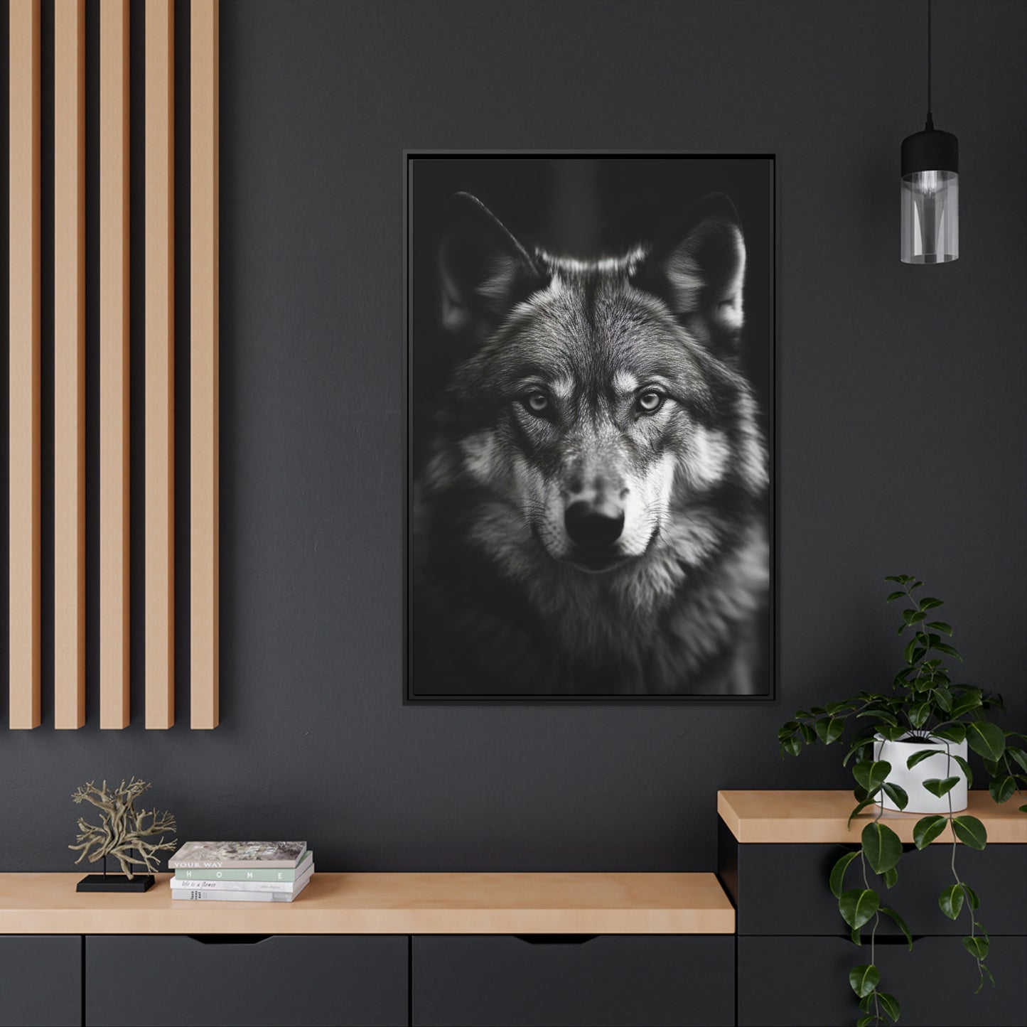 Wolf Black & White