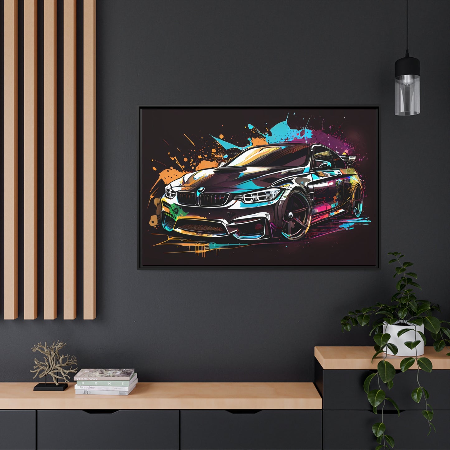 BMW M4 Black Sketch