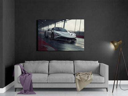 White Ferrari SF90