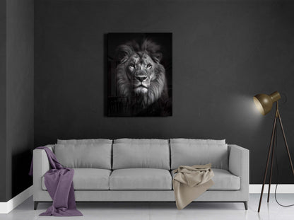 Lion Black & White