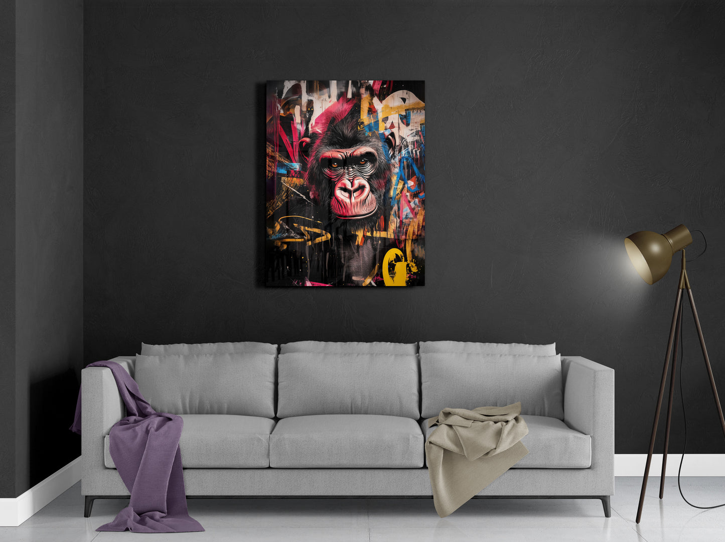 Pop Art Gorilla Abstract