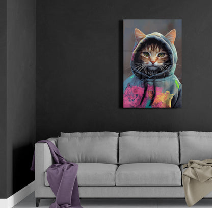 Cat With Hoodie