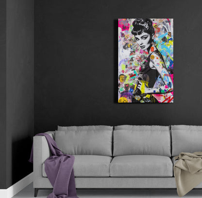 Audrey Hepburn Graffiti