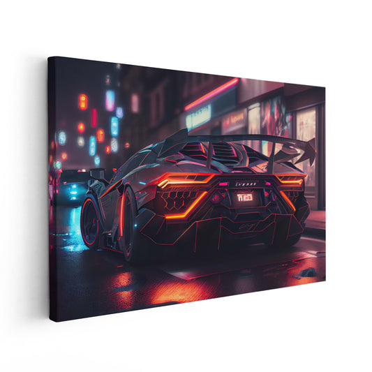 Lamborghini Aventador Cyberpunk Style