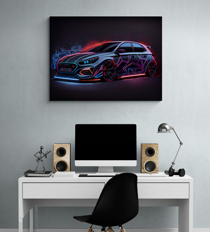 Hyundai I30 N Neon Sketch