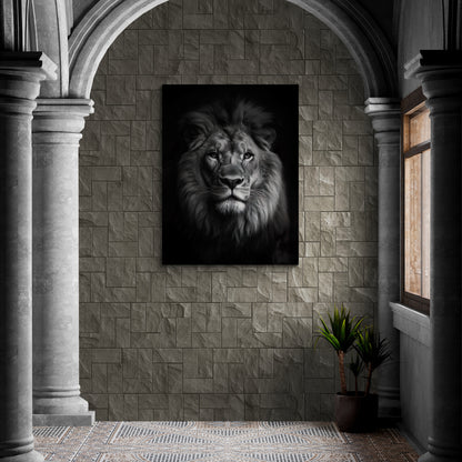 Lion Black & White