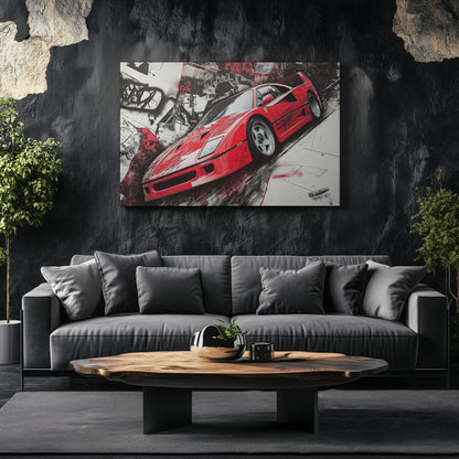 Ferrari F40 Graffiti