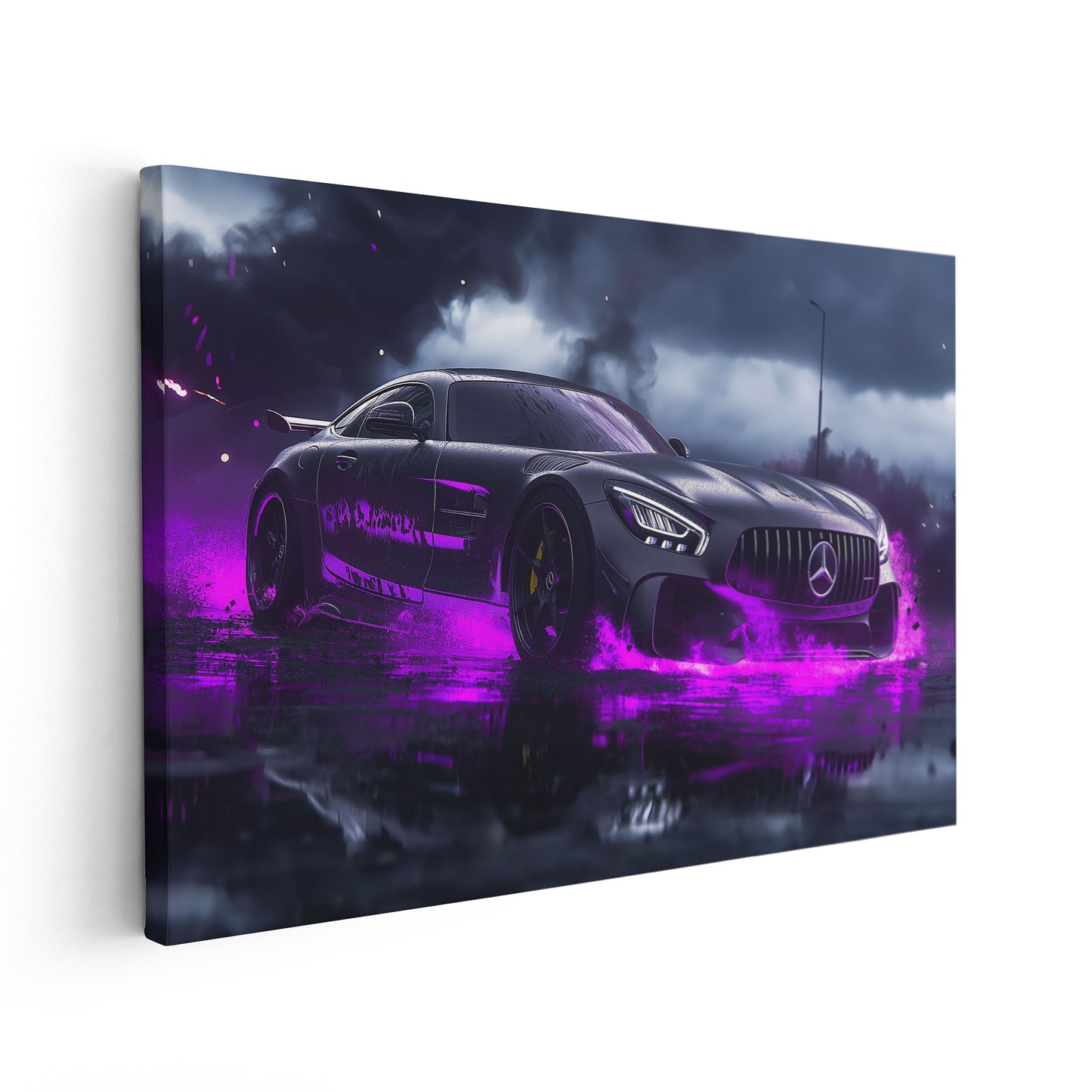 Mercedes AMG GT Purple Smoke